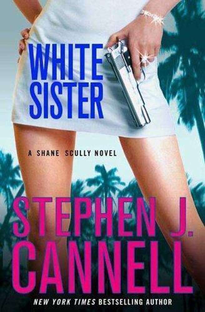 White Sister by Stephen J. Cannell hardcover book cover - Shane Scully detective novel used like new condition