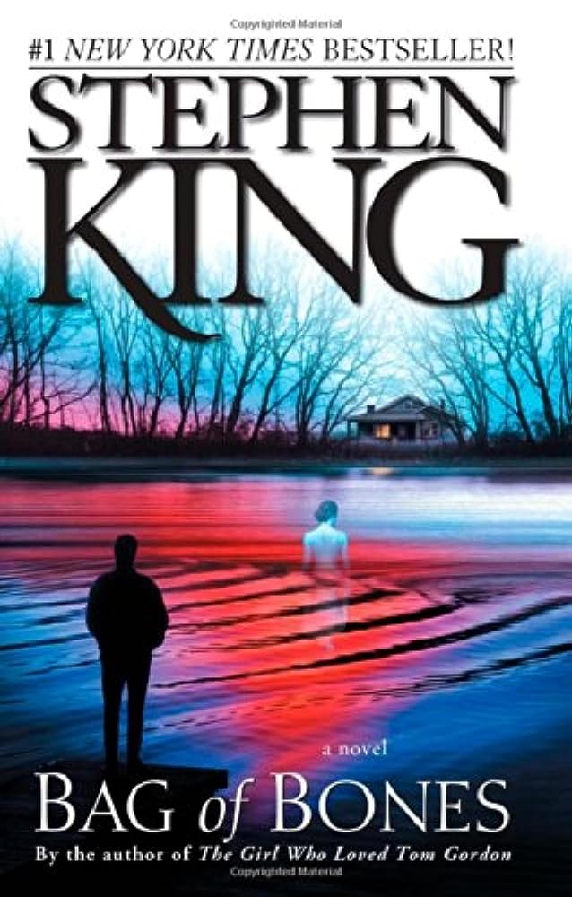 Bag of Bones by Stephen King horror novel paperback book cover