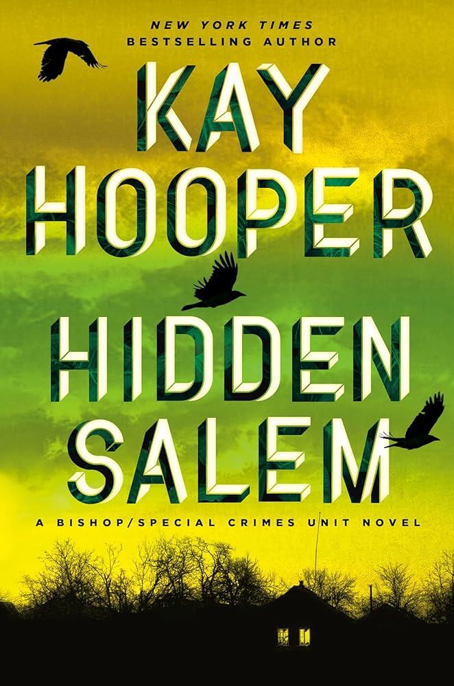 Hidden Salem book cover by Kay Hooper - supernatural thriller featuring FBI Special Crimes Unit investigating occult mysteries