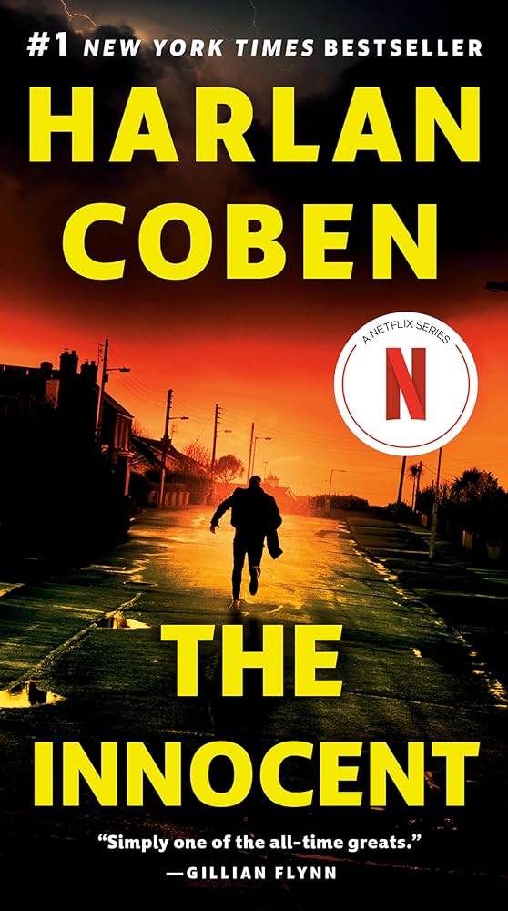 The Innocent paperback book cover by Harlan Coben - suspense thriller in very good condition